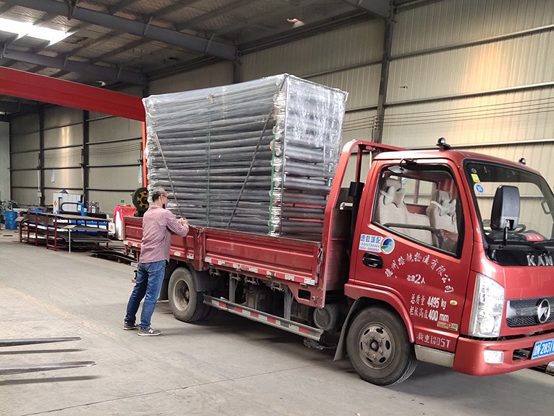 空氣加熱器發(fā)貨現場